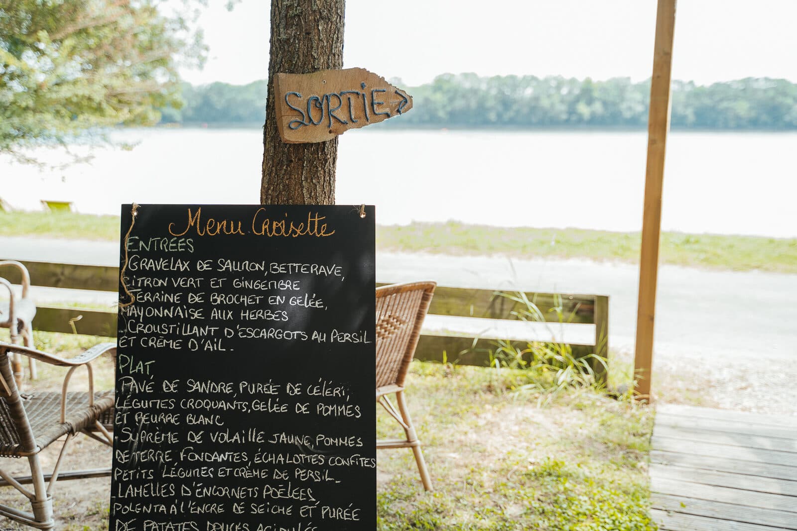 Menu de la guinguette